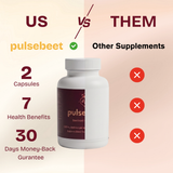 Pulsebeet Beetroot Capsules – Heart, Circulation & Energy Support